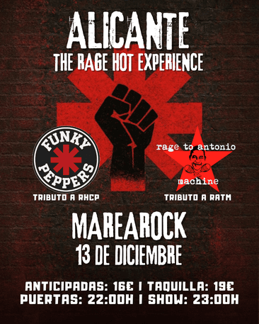 alt_im: RAGE TO ANTONIO MACHINE + FUNKY PEPPERS