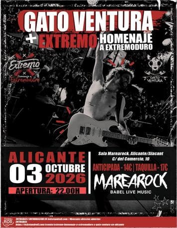 alt_im: GATO VENTURA + EXTREMO (Tributo a Extremoduro)