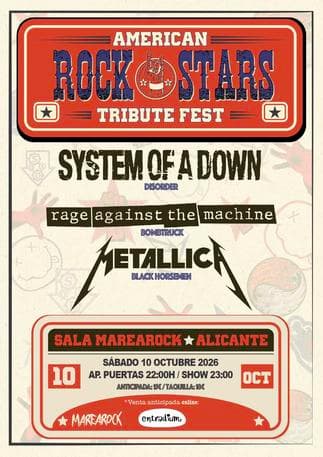 alt_im: AMERICAN ROCK STARS (Tributo a System of a Down + Rage Against The Machine + Metallica)