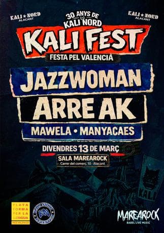 alt_im: KALIFEST: JAZZWOMAN + ARRE AK + MAWELA + MANYACAES