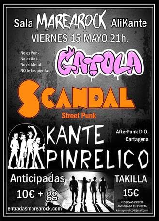 alt_im: KANTE PINRÉLICO (40 Años en la Sombra) + GAYOLA + SCANDAL
